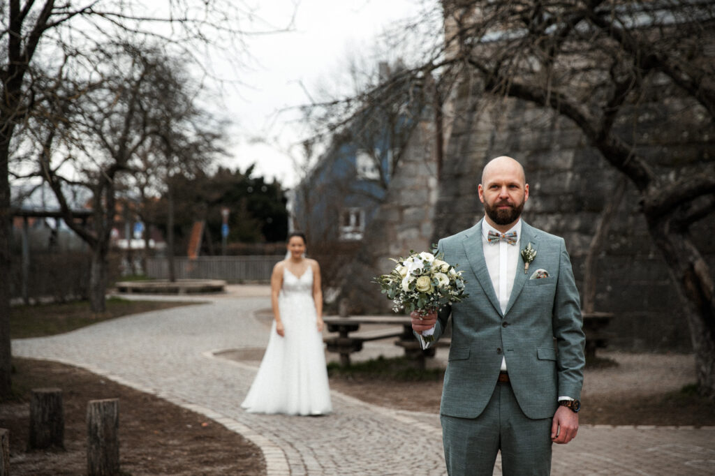 Hochzeitsfotografie, Hochzeitsfotograf, Hochzeitsbilder, Hochzeitsreportage, Reportage, Neustadt an der Aisch, First Look